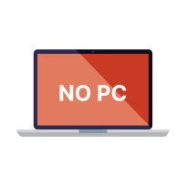 ✅ No storage required